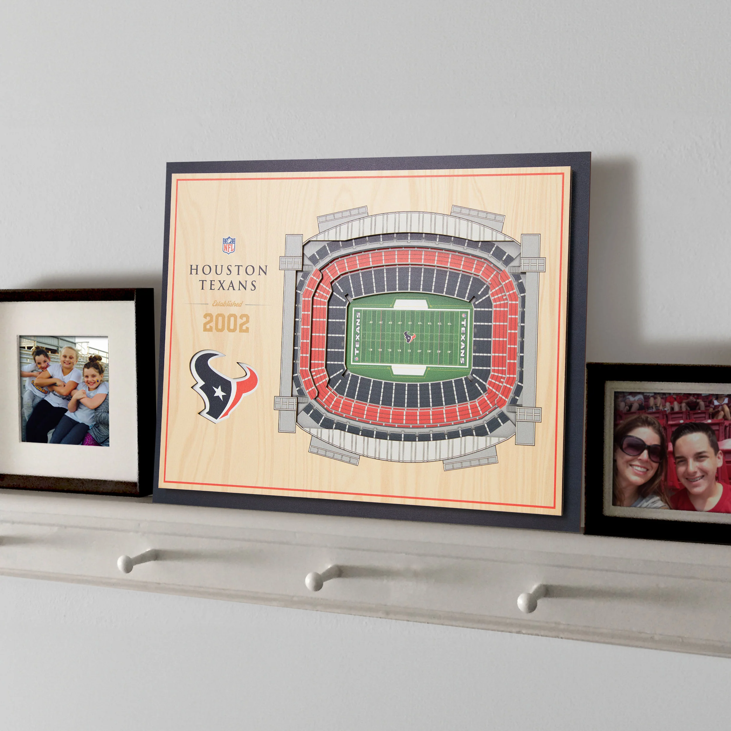 NFL Houston Texans You the fan 5-Layer Stadium View Wall Art - Image 2