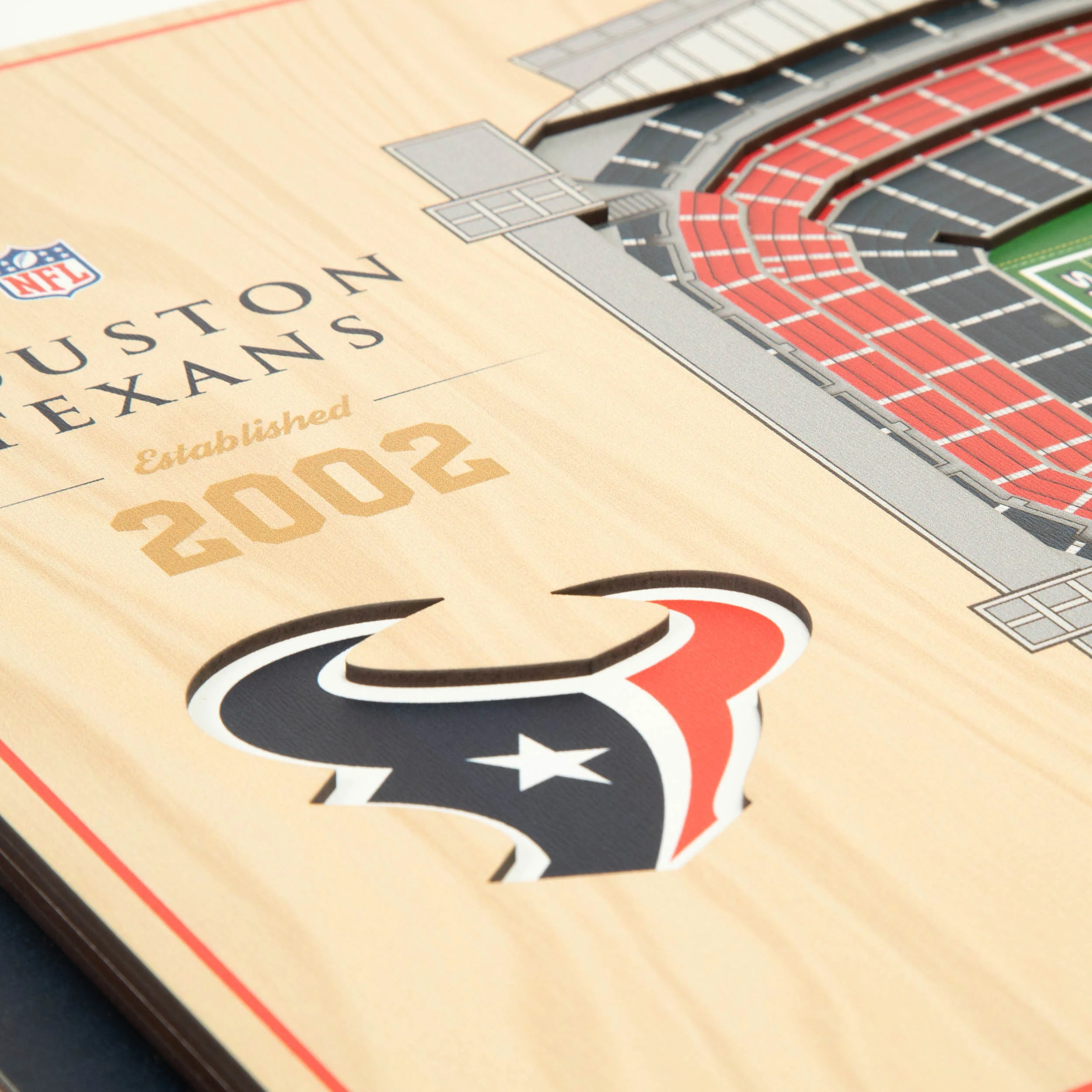 NFL Houston Texans You the fan 5-Layer Stadium View Wall Art - Image 4