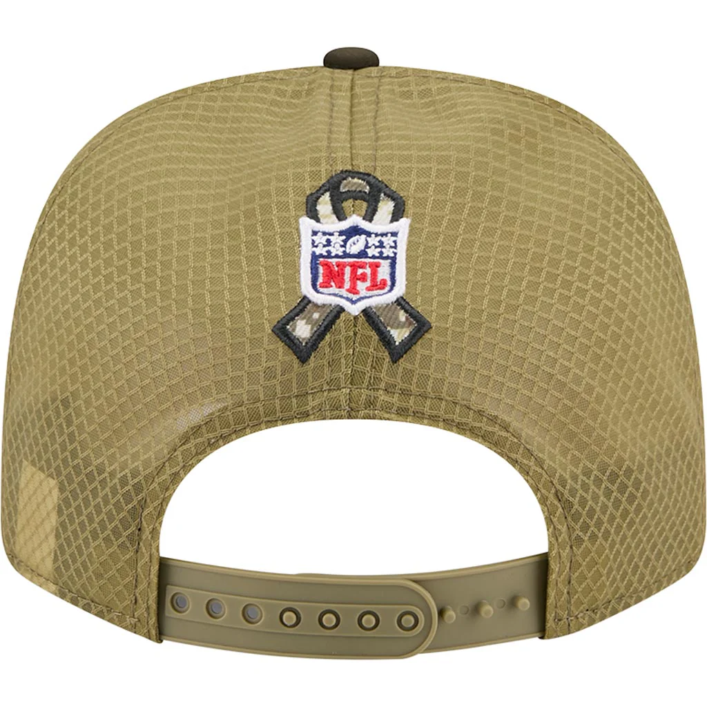 NFL Indianapolis Colts New Era 2025 Salute to Service 9SEVENTY Stretch-Snapback Hat - Green - Image 4