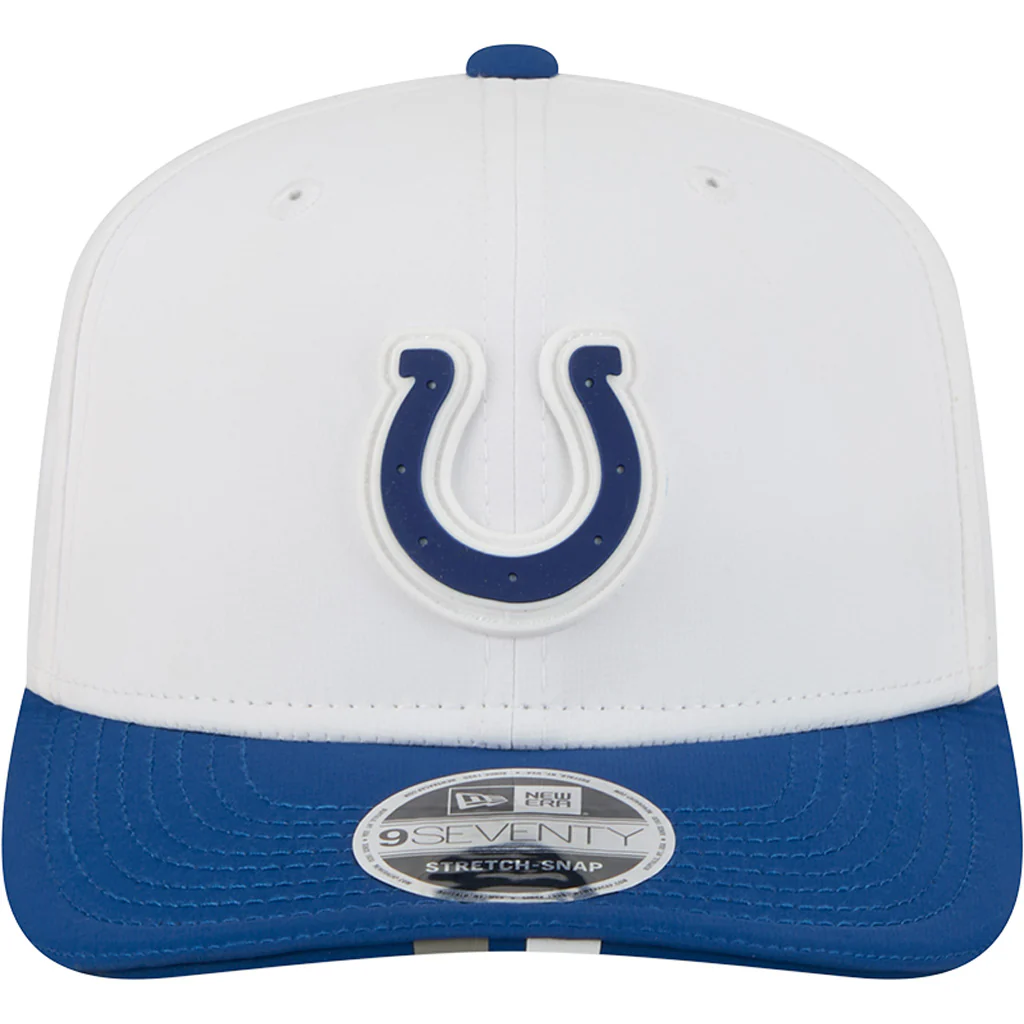 NFL Indianapolis Colts New Era 2025 Training 9SEVENTY Stretch-Snapback Hat - White - Image 3