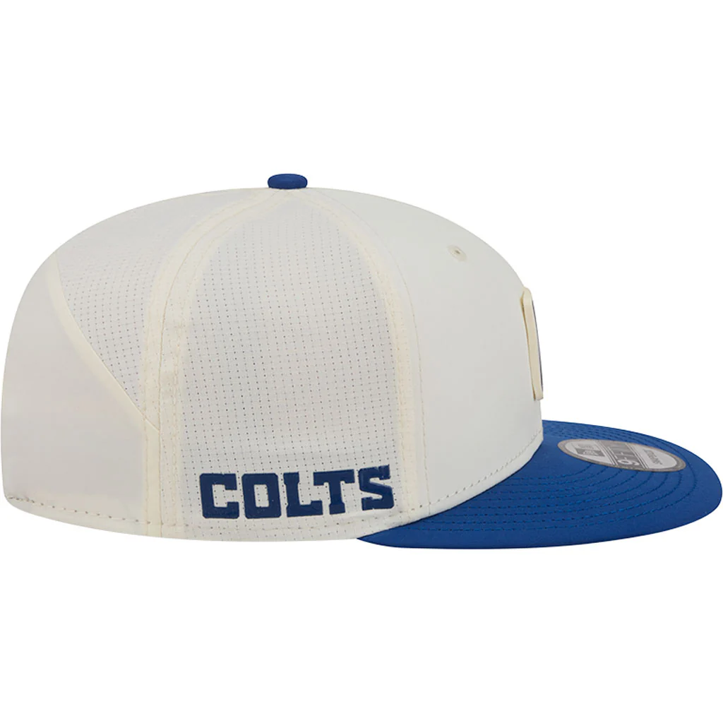 NFL Indianapolis Colts New Era 2026 Training 9FIFTY Snapback Hat - Cream - Image 5