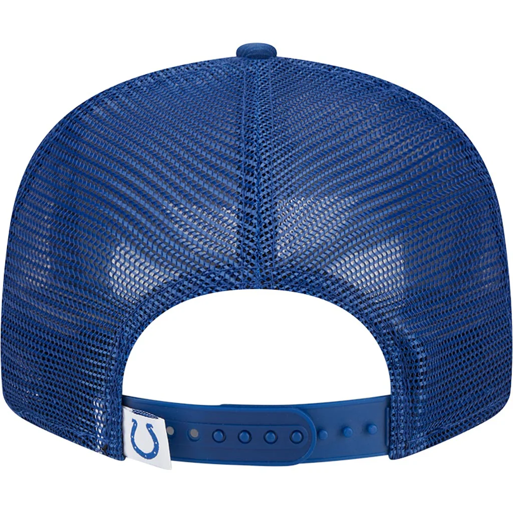 NFL Indianapolis Colts New Era 9FIFTY Snapback Trucker Hat - Blue - Image 4