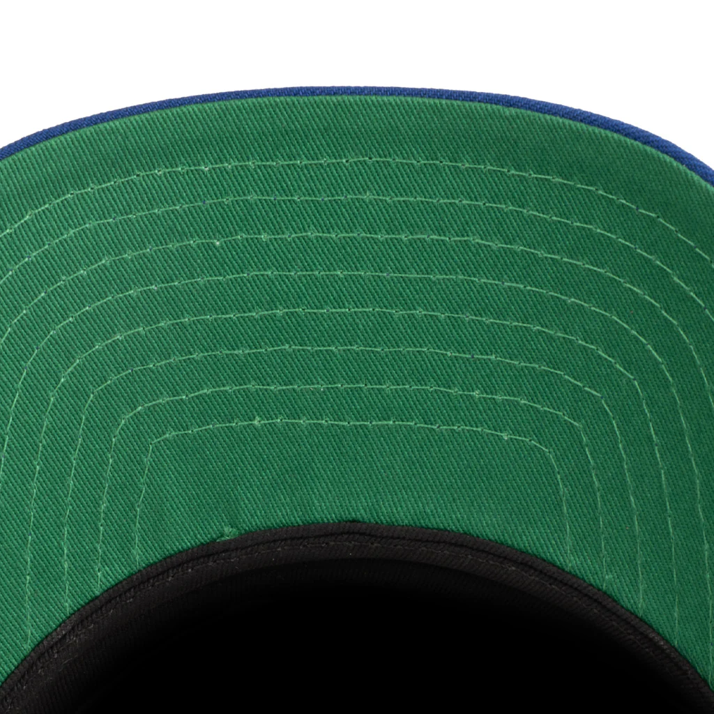 NFL Indianapolis Colts New Era Two-Tone Primary Team Color 9FIFTY A-Frame Snapback Hat - Cream - Image 3