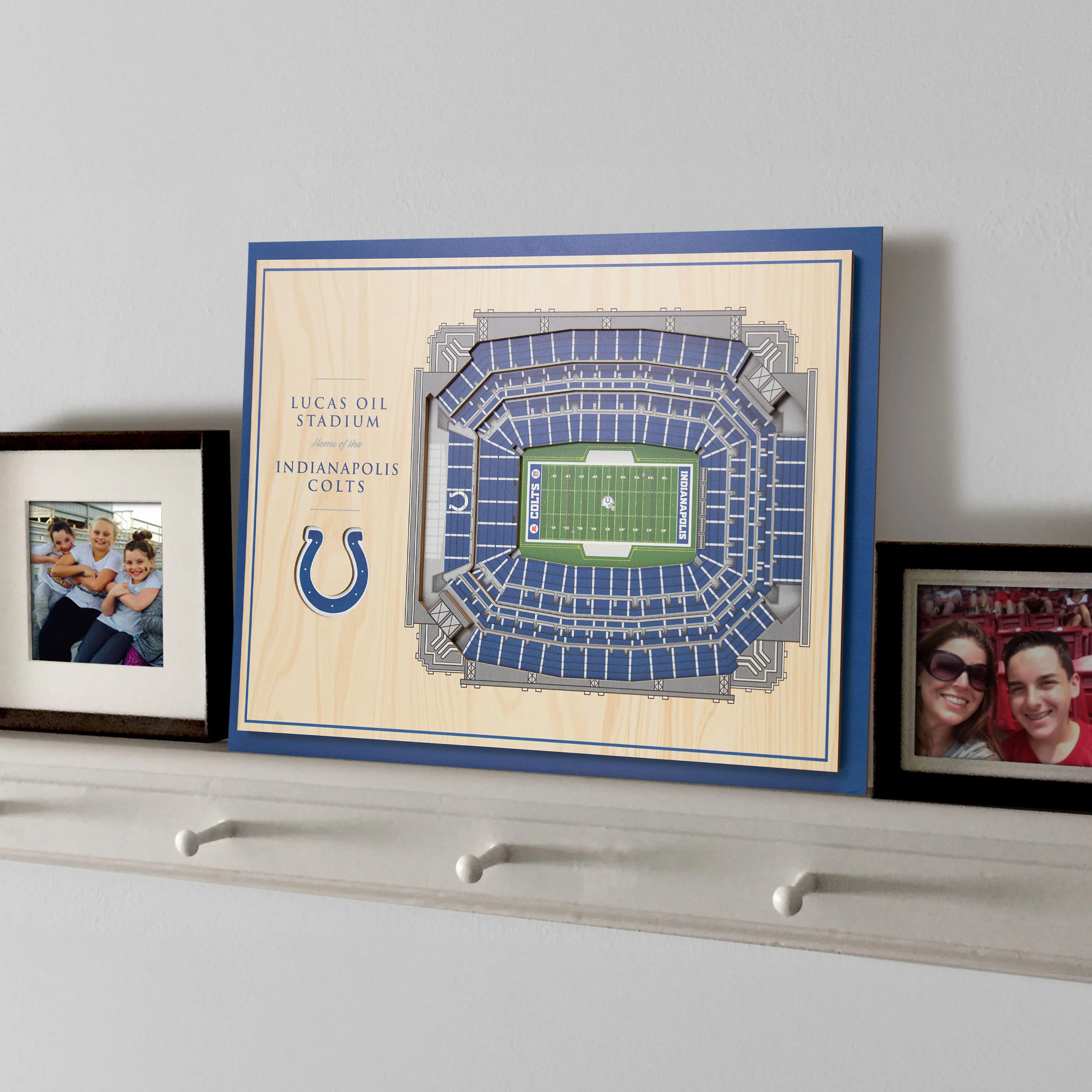 NFL Indianapolis Colts You the fan 5-Layer Stadium View Wall Art - Image 2