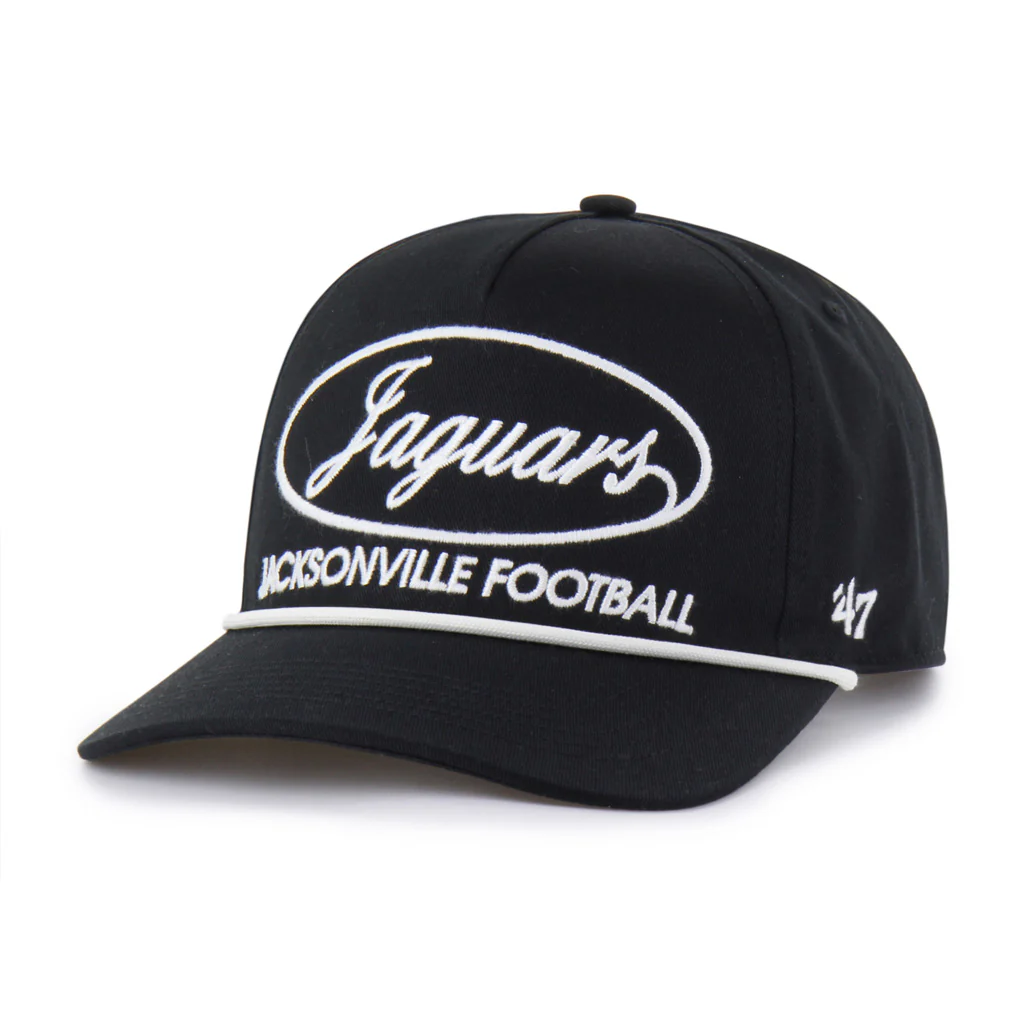 NFL Jacksonville Jaguars '47 Foundational Hitch Snapback Hat - Black - Image 2