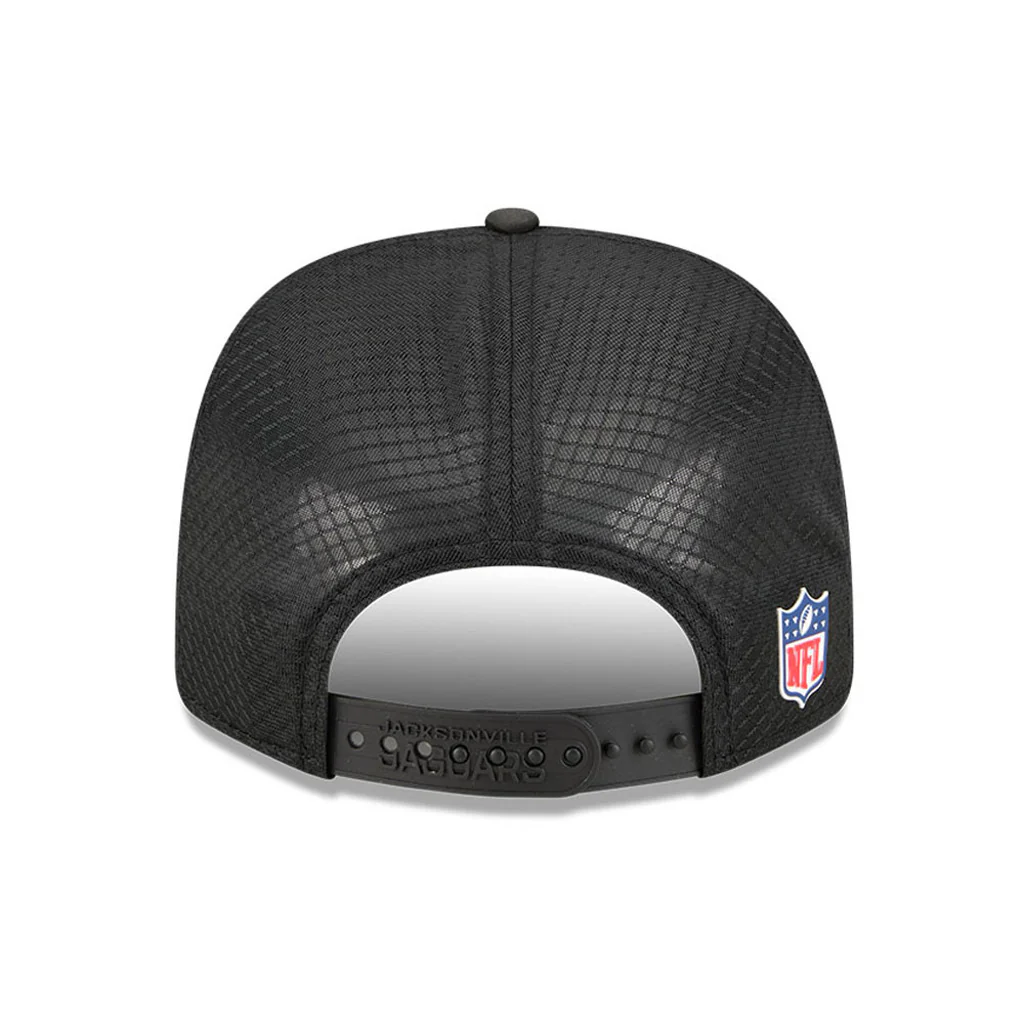 NFL Jacksonville Jaguars New Era 2025 Sideline 9SEVENTY Stretch-Snapback Hat - Black - Image 4