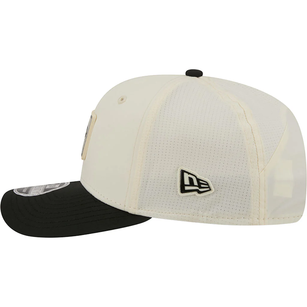 NFL Jacksonville Jaguars New Era 2026 Training 9SEVENTY Stretch Snapback Hat - Cream - Image 4