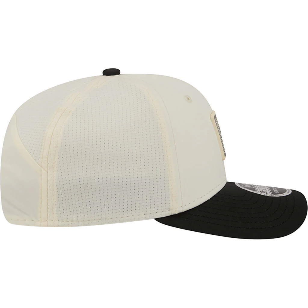 NFL Jacksonville Jaguars New Era 2026 Training 9SEVENTY Stretch Snapback Hat - Cream - Image 5