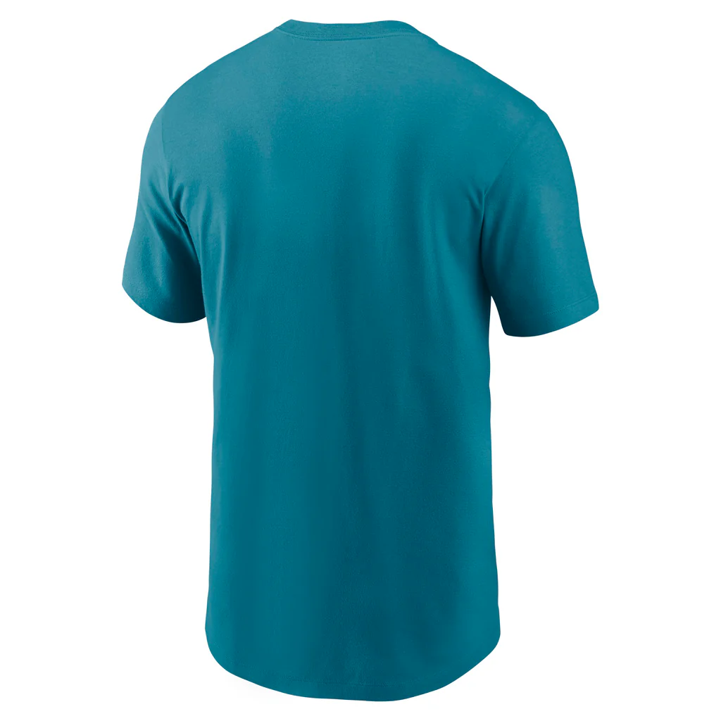 NFL Jacksonville Jaguars Nike Helmet Essential T-Shirt - Teal - Image 3