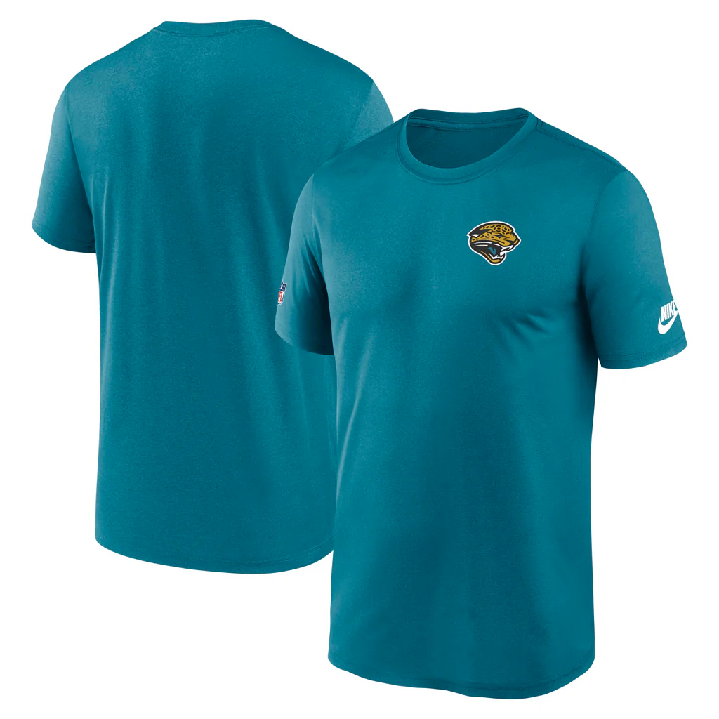 NFL Jacksonville Jaguars Nike Small Alternate Logo Legend T-Shirt - Teal