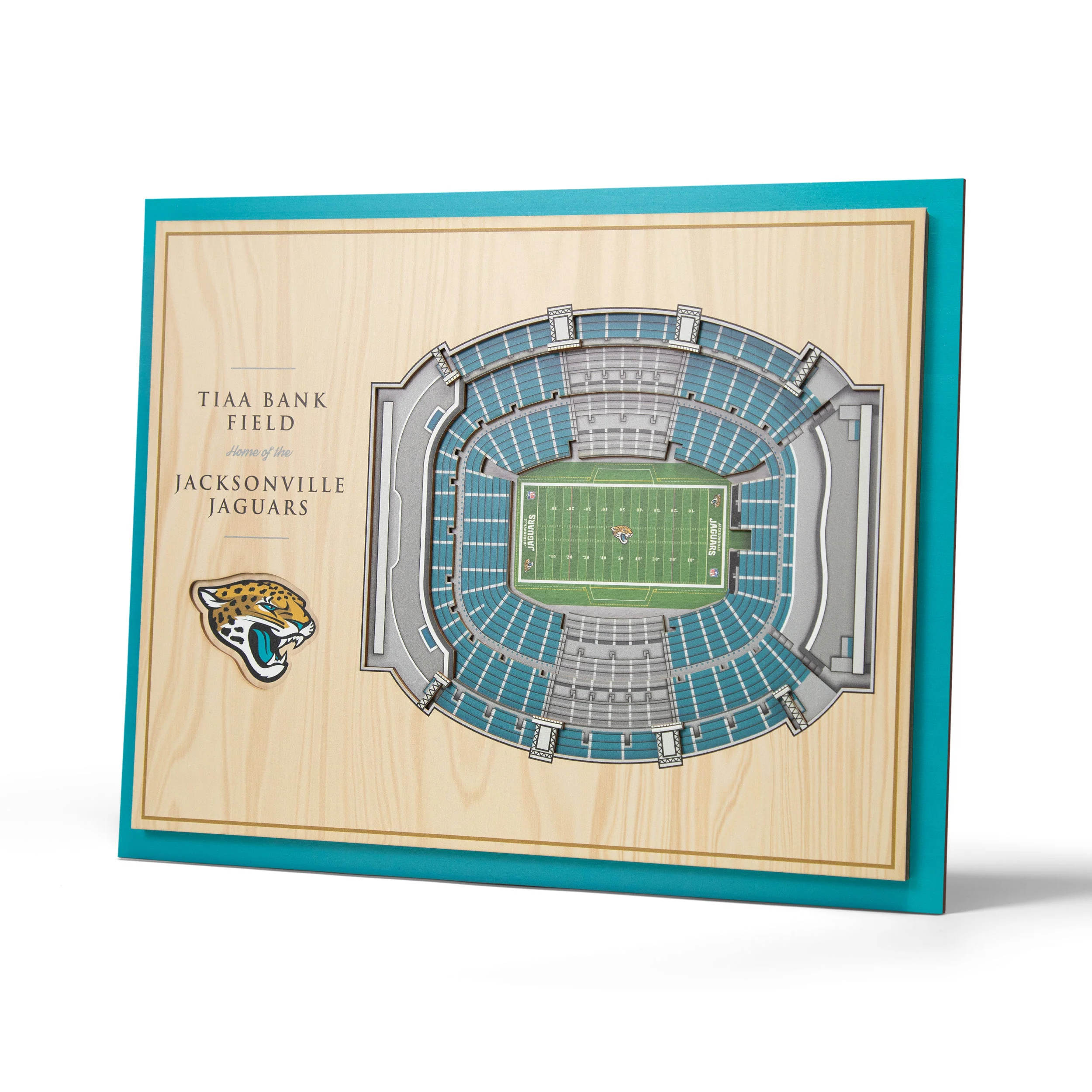 NFL Jacksonville Jaguars You the fan 5-Layer Stadium View Wall Art
