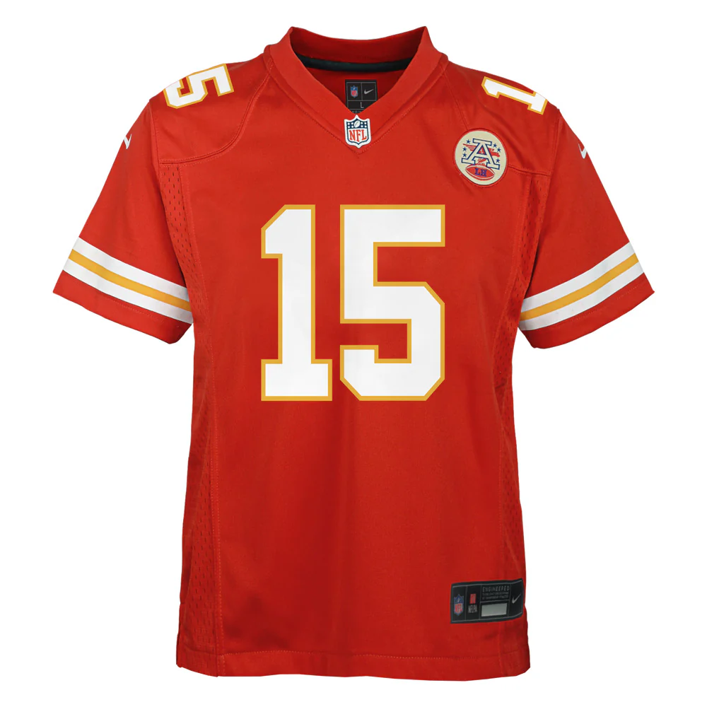 NFL Kansas City Chiefs Patrick Mahomes Youth Nike Game Jersey - Red - Image 2