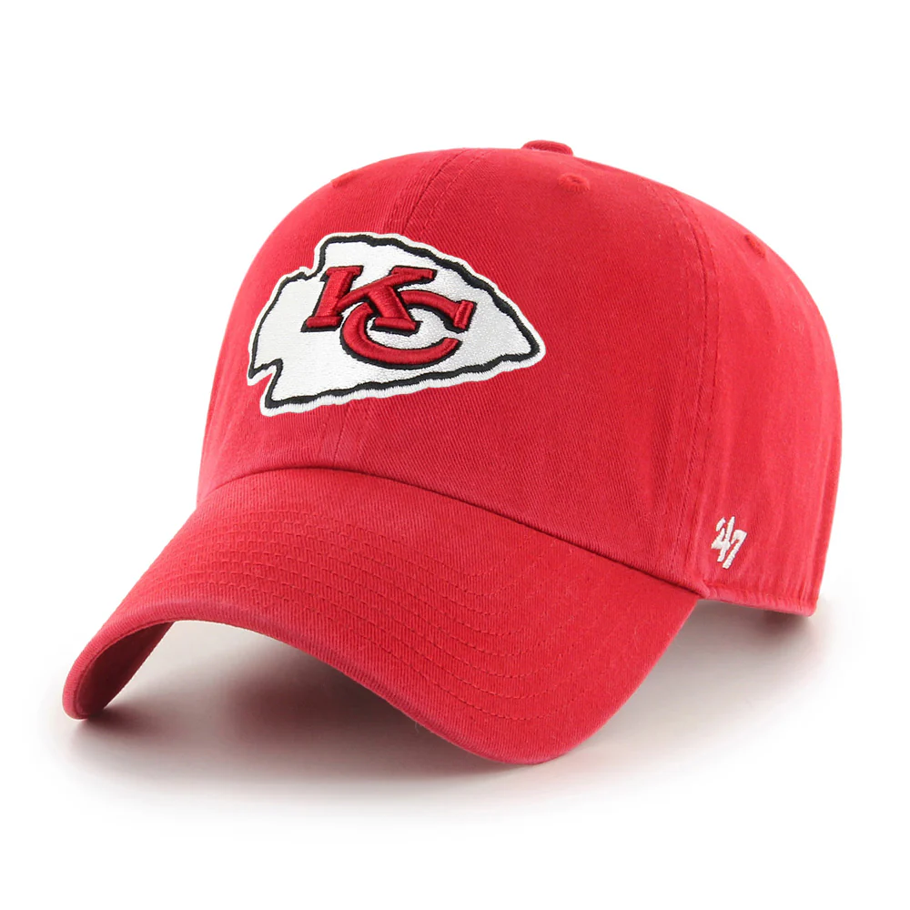 NFL Kansas City Chiefs '47 Brand Clean Up Adjustable Hat - Red