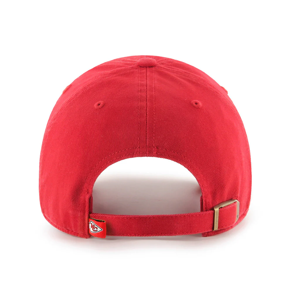 NFL Kansas City Chiefs '47 Brand Clean Up Adjustable Hat - Red - Image 2