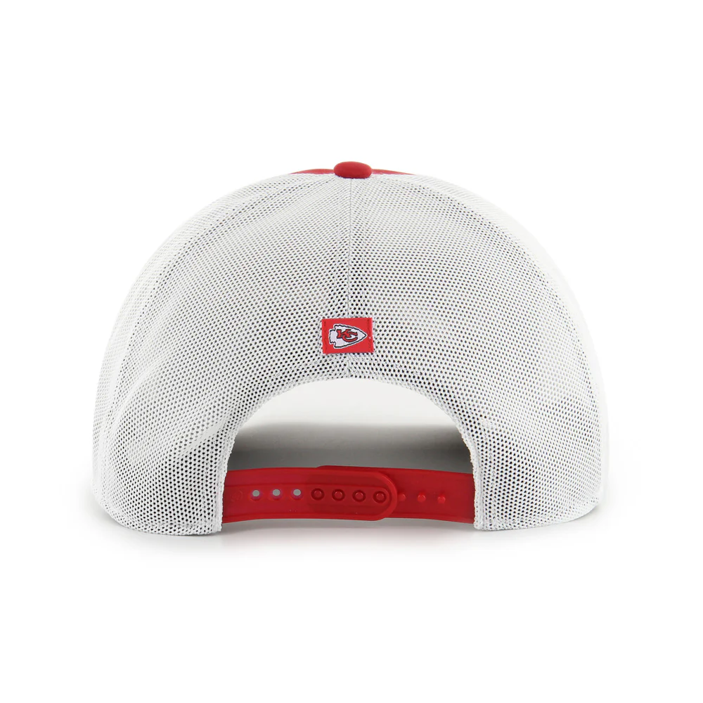 NFL Kansas City Chiefs '47 Downburst Mesh Hitch Adjustable Hat - Red - Image 3