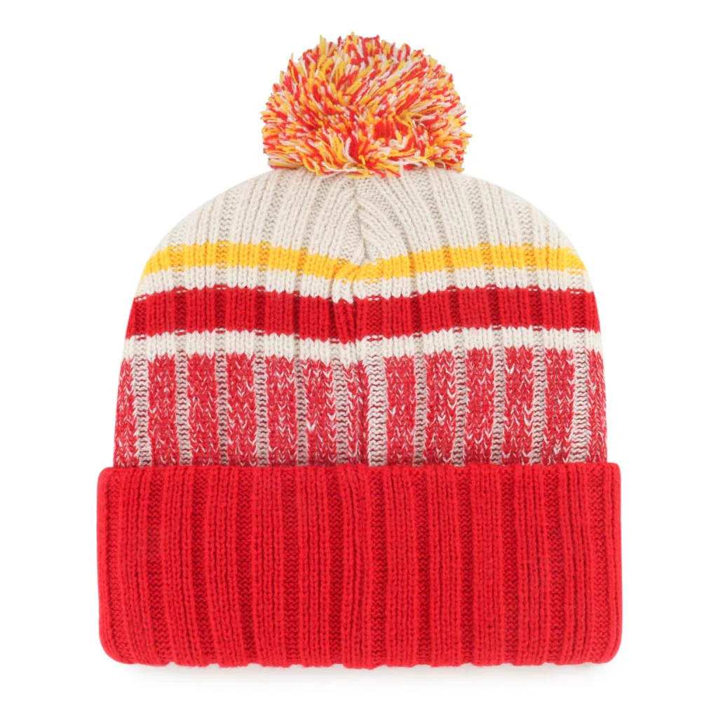 NFL Kansas City Chiefs '47 Long Range Cuff Knit Hat - Red - Image 2