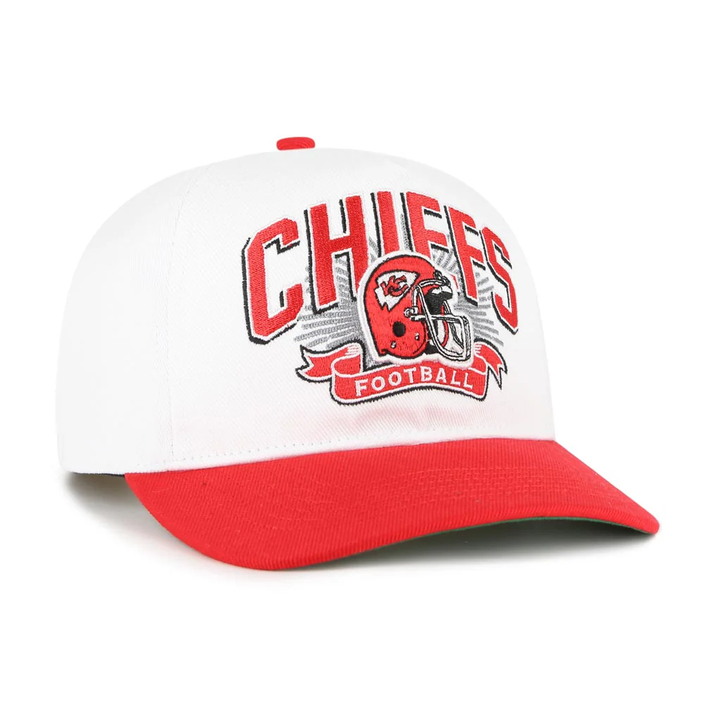 NFL Kansas City Chiefs '47 Two-Tone Prime Play Hitch Snapback Hat - White - Image 2
