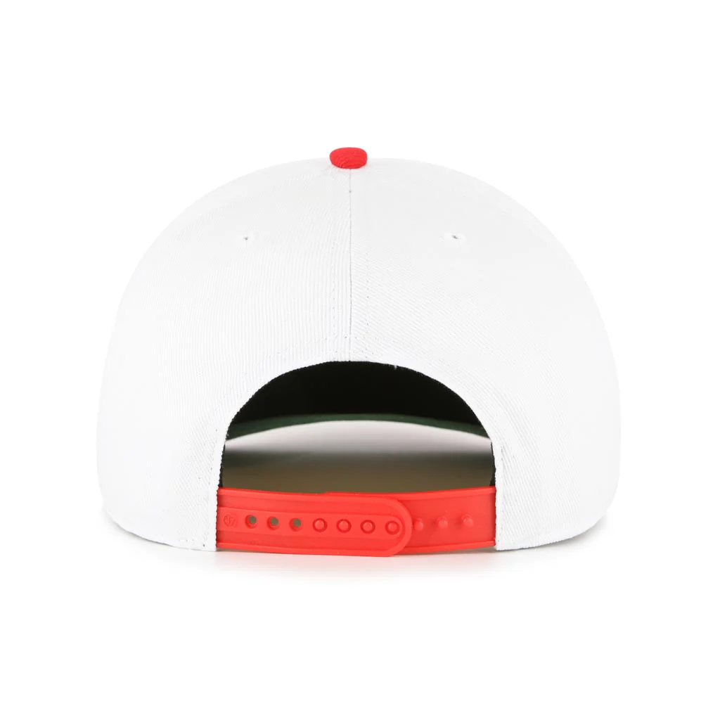NFL Kansas City Chiefs '47 Two-Tone Prime Play Hitch Snapback Hat - White - Image 3