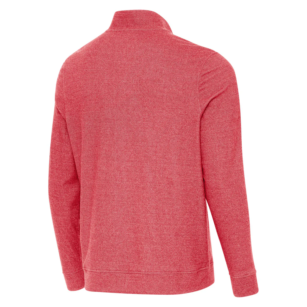 NFL Kansas City Chiefs Antigua Subtle 1/4 Zip Pullover Jacket - Red - Image 2
