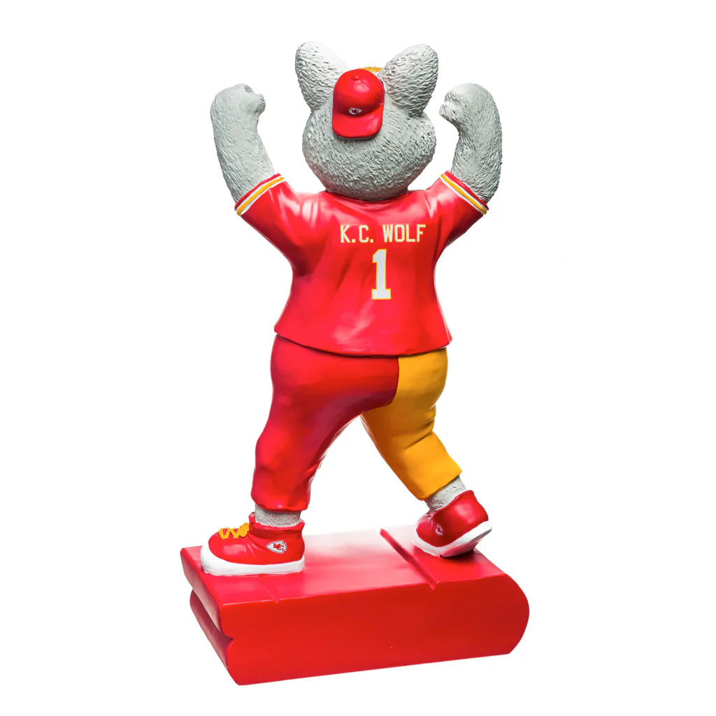 NFL Kansas City Chiefs Evergreen 16" Mascot Statue - Image 2