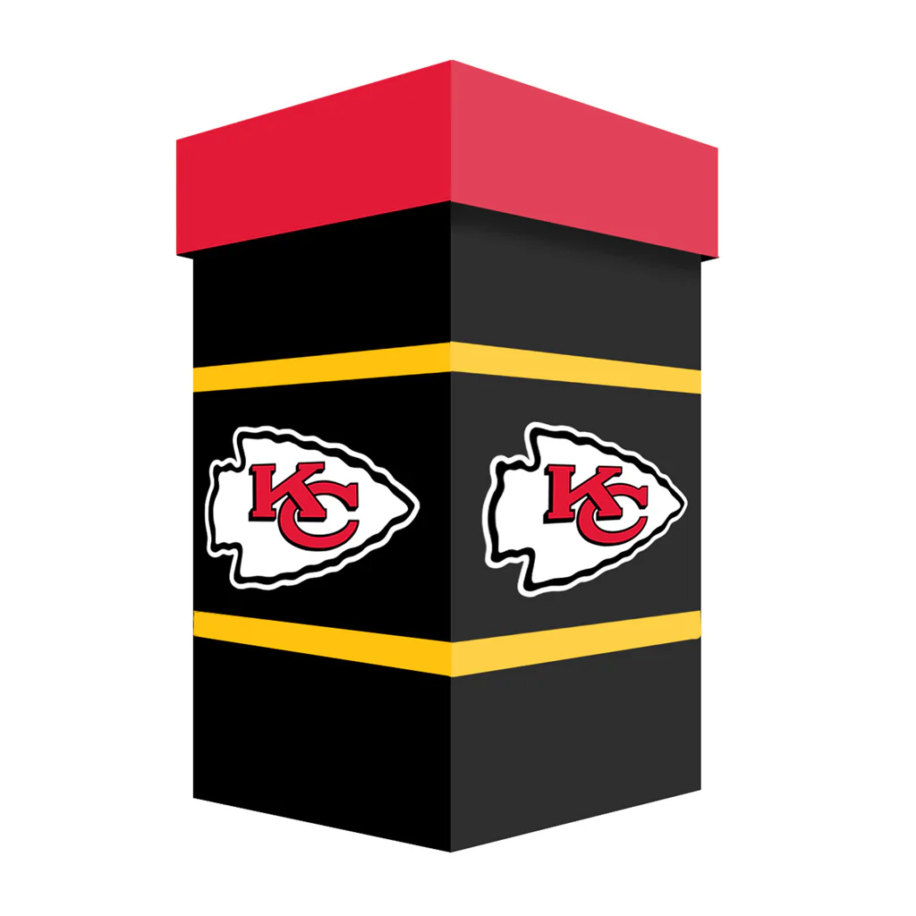 NFL Kansas City Chiefs Evergreen 24oz Ceramic Stein Cup - Black - Image 2