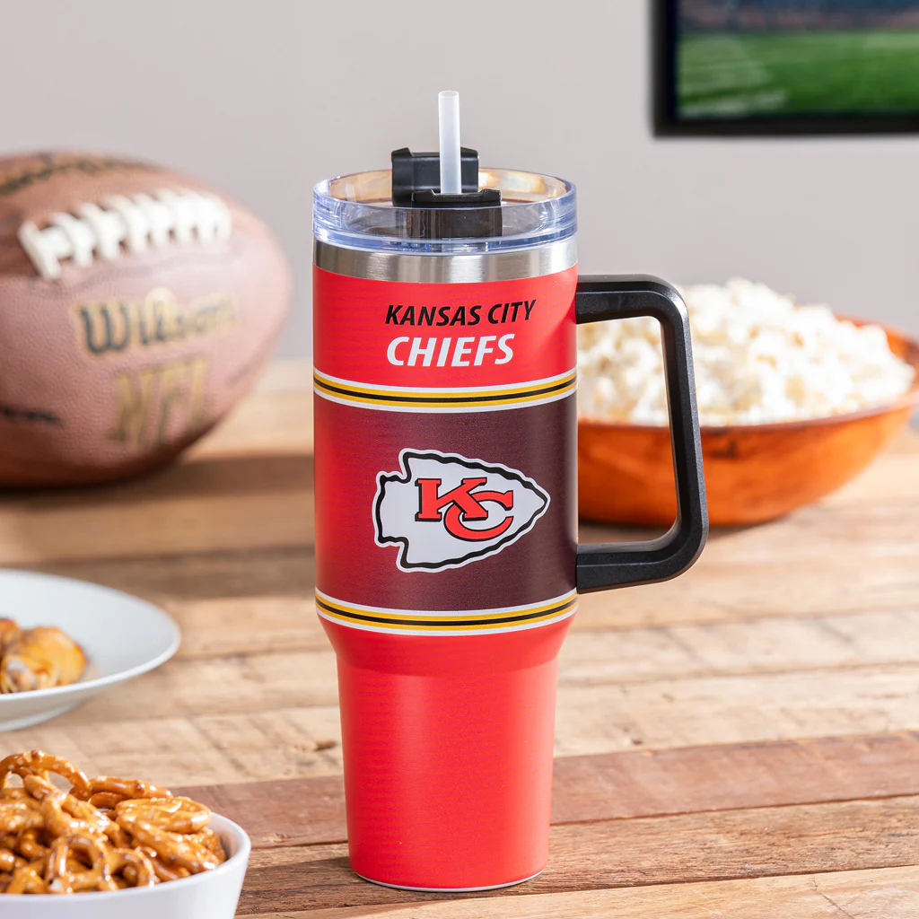NFL Kansas City Chiefs Evergreen 40oz Canyon Tumbler - Image 2