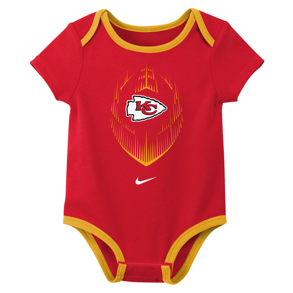 NFL Kansas City Chiefs Infant Nike 3 Piece Set - Image 2