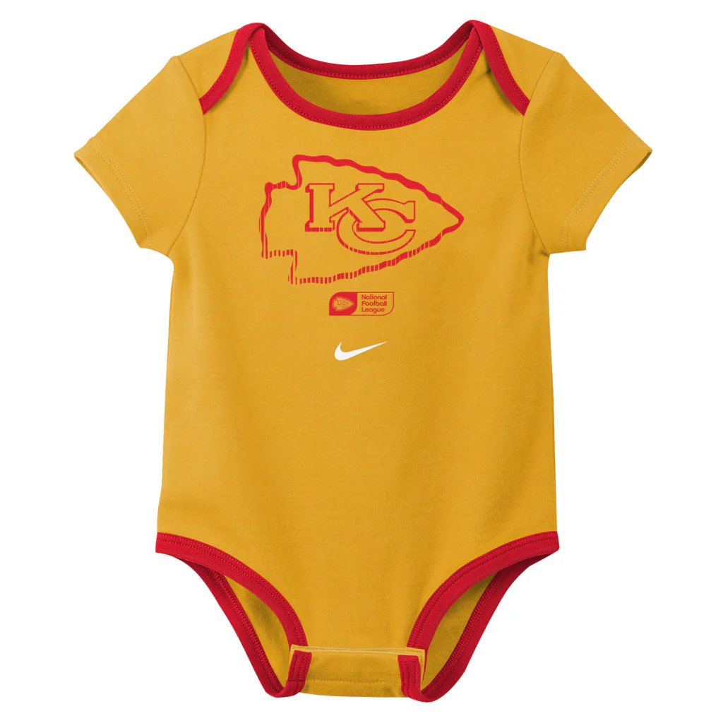 NFL Kansas City Chiefs Infant Nike 3 Piece Set - Image 4