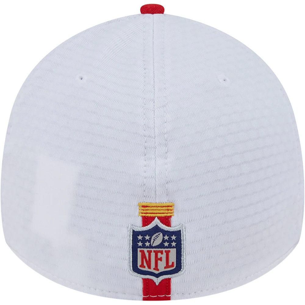 NFL Kansas City Chiefs New Era 2024 Training 39THIRTY Flex Fit Hat - White - Image 4