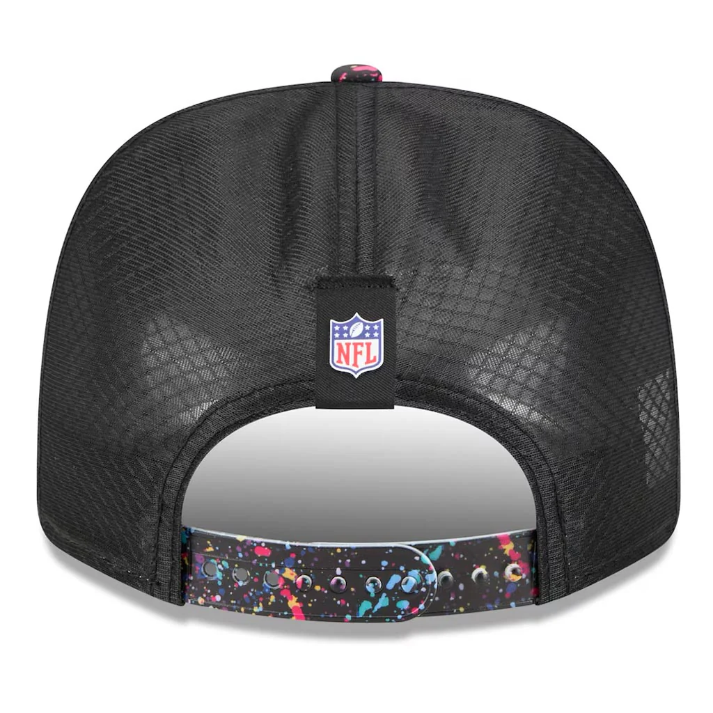 NFL Kansas City Chiefs New Era 2025 Crucial Catch 9SEVENTY Stretch-Snapback Hat - Black - Image 4