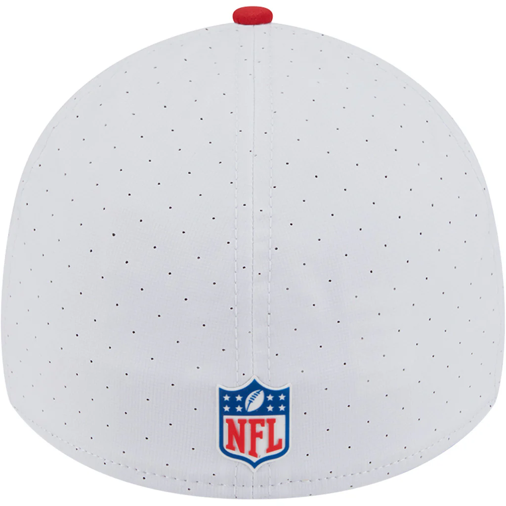NFL Kansas City Chiefs New Era 2025 Training 39THIRTY Flex Fit Hat - White - Image 4