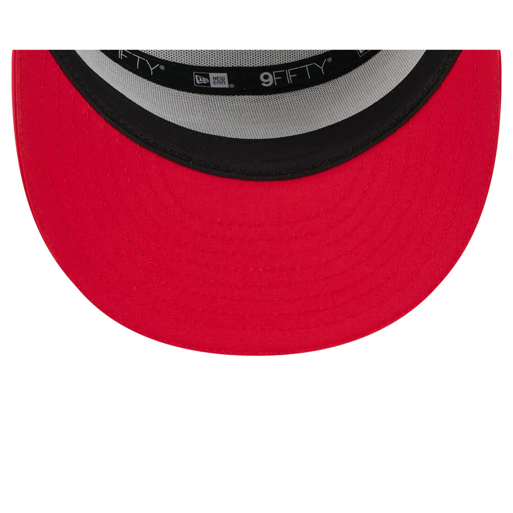 NFL Kansas City Chiefs New Era 2025 Training 9FIFTY Split Panel Snapback Hat - White - Image 5