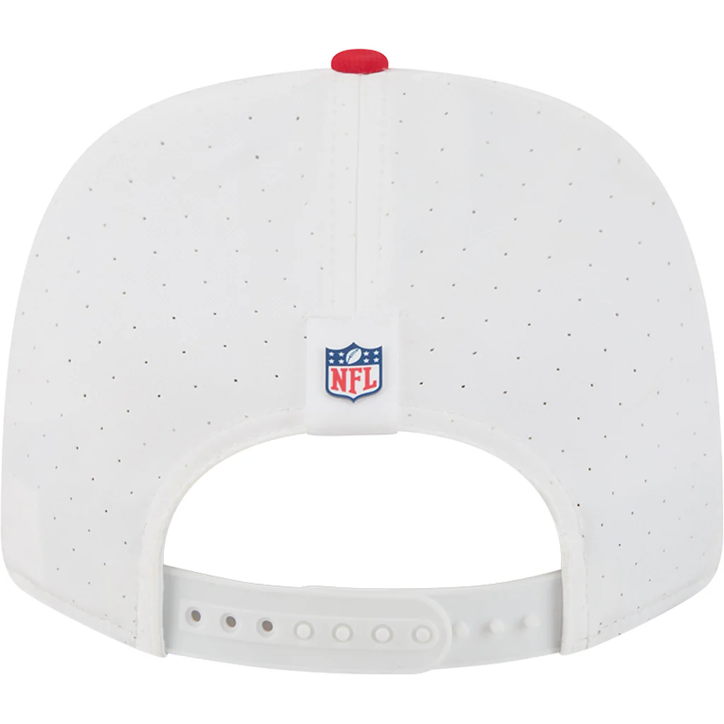 NFL Kansas City Chiefs New Era 2025 Training 9SEVENTY Stretch-Snapback Hat - White - Image 4