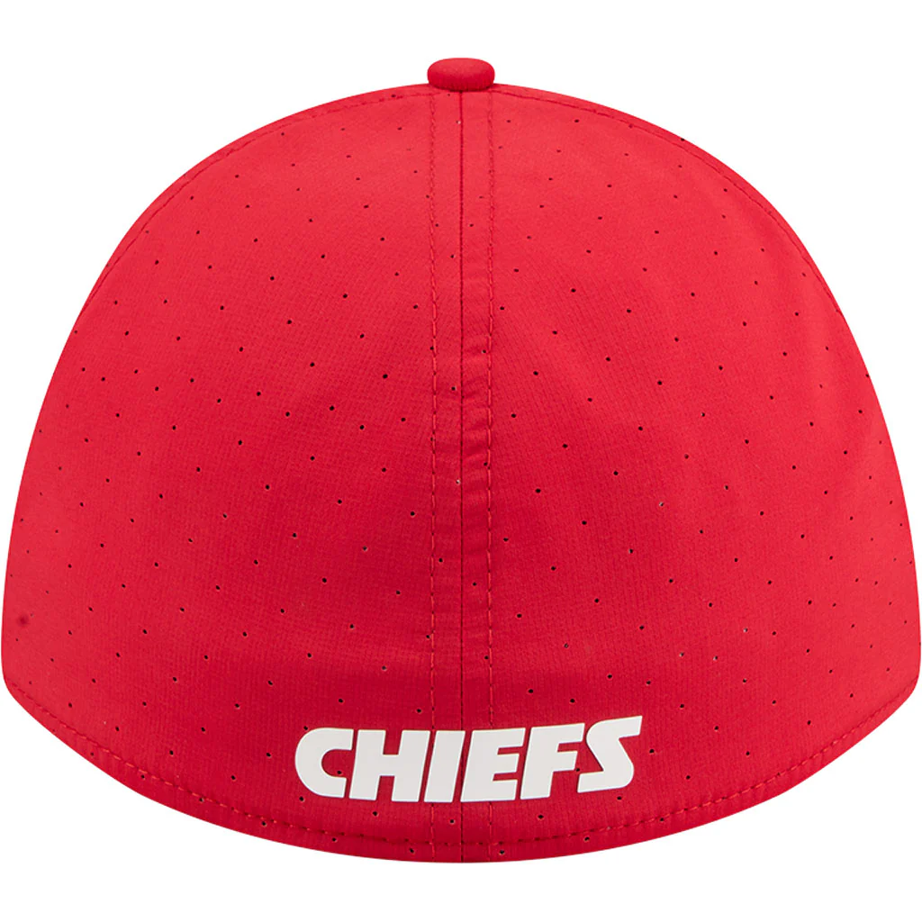 NFL Kansas City Chiefs New Era Assist 39THIRTY M-Cown Flex Fit Hat - Red - Image 3