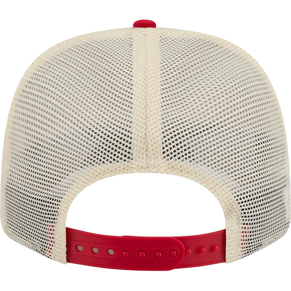 NFL Kansas City Chiefs New Era Circle 9SEVENTY Stretch-Snapback Hat - Cream - Image 4