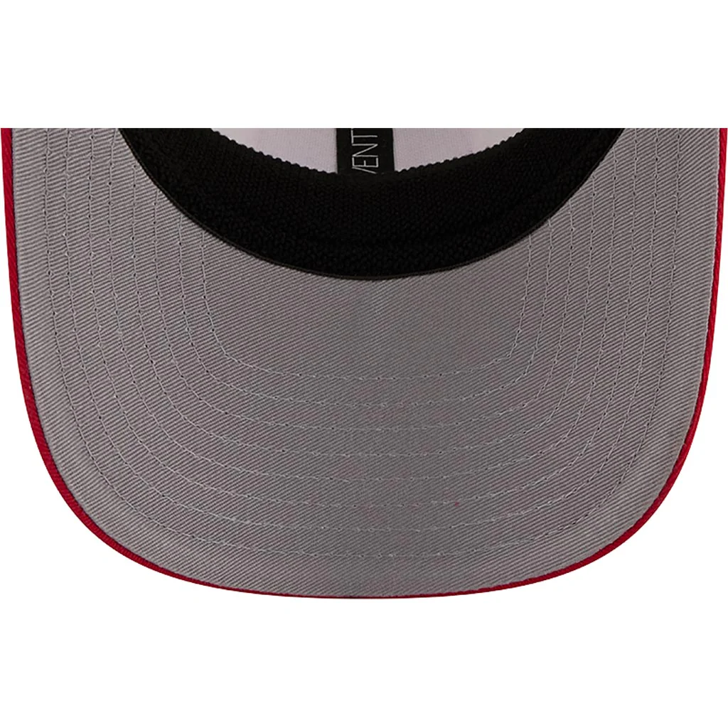 NFL Kansas City Chiefs New Era Circle 9SEVENTY Stretch-Snapback Hat - Cream - Image 5