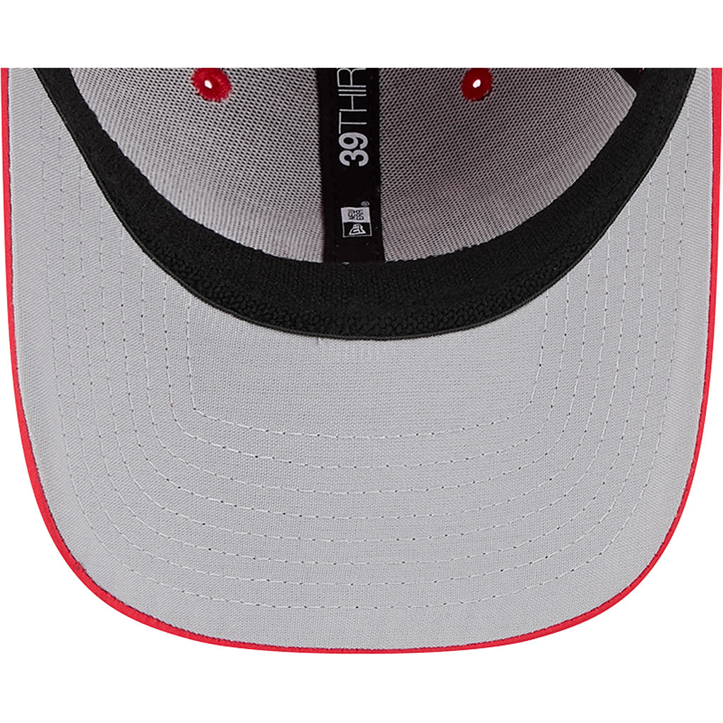 NFL Kansas City Chiefs New Era Mid Perf 39THIRTY Flex Fit Hat - Red - Image 5
