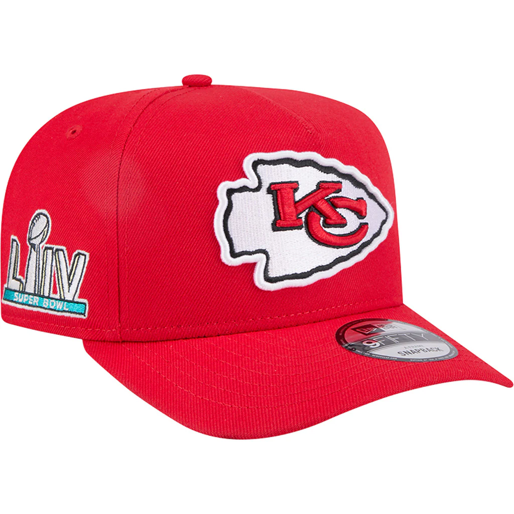 NFL Kansas City Chiefs New Era OTC 9FIFTY A-Frame Hat - Red - Image 2