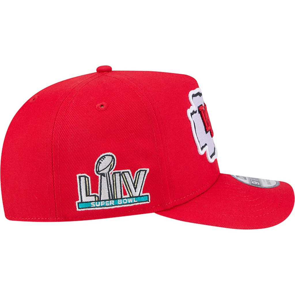 NFL Kansas City Chiefs New Era OTC 9FIFTY A-Frame Hat - Red - Image 5