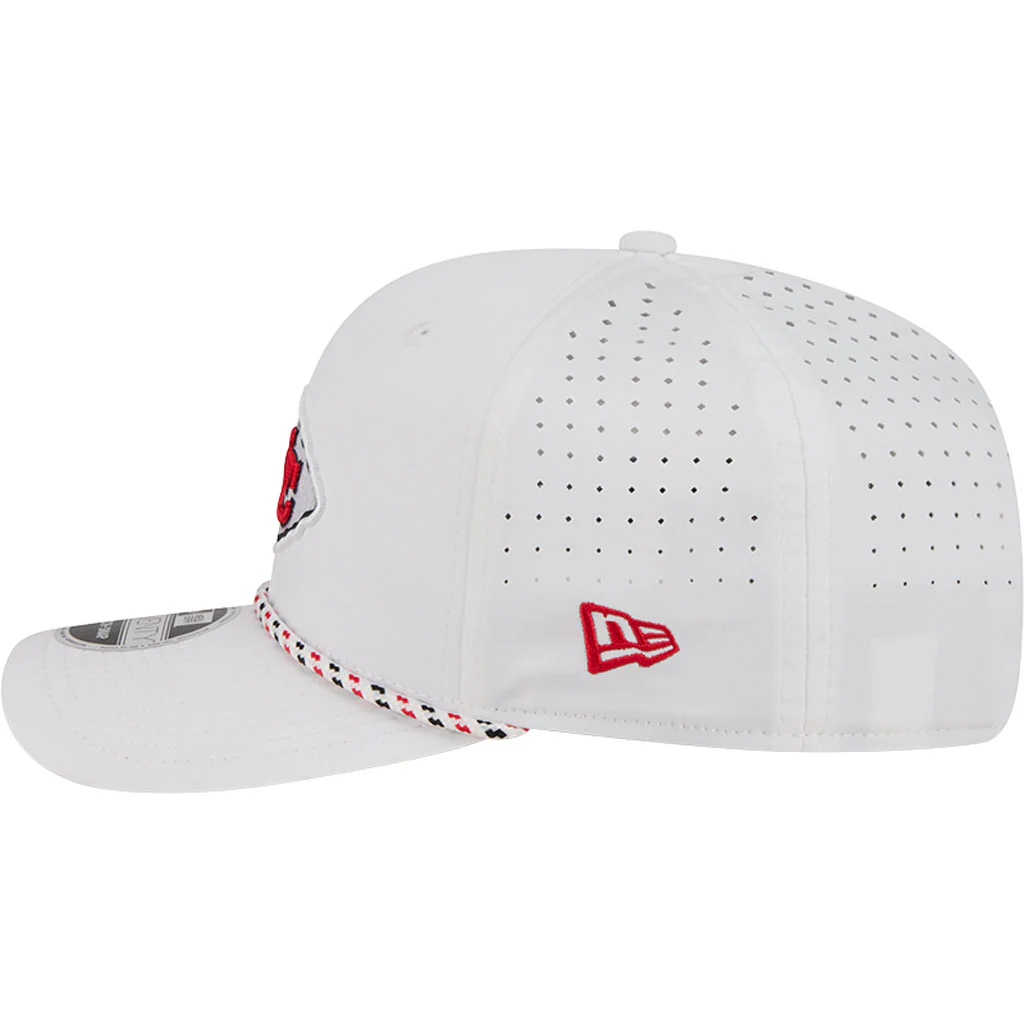 NFL Kansas City Chiefs New Era Sport 9SEVENTY Stretch Snapback Hat - White - Image 4