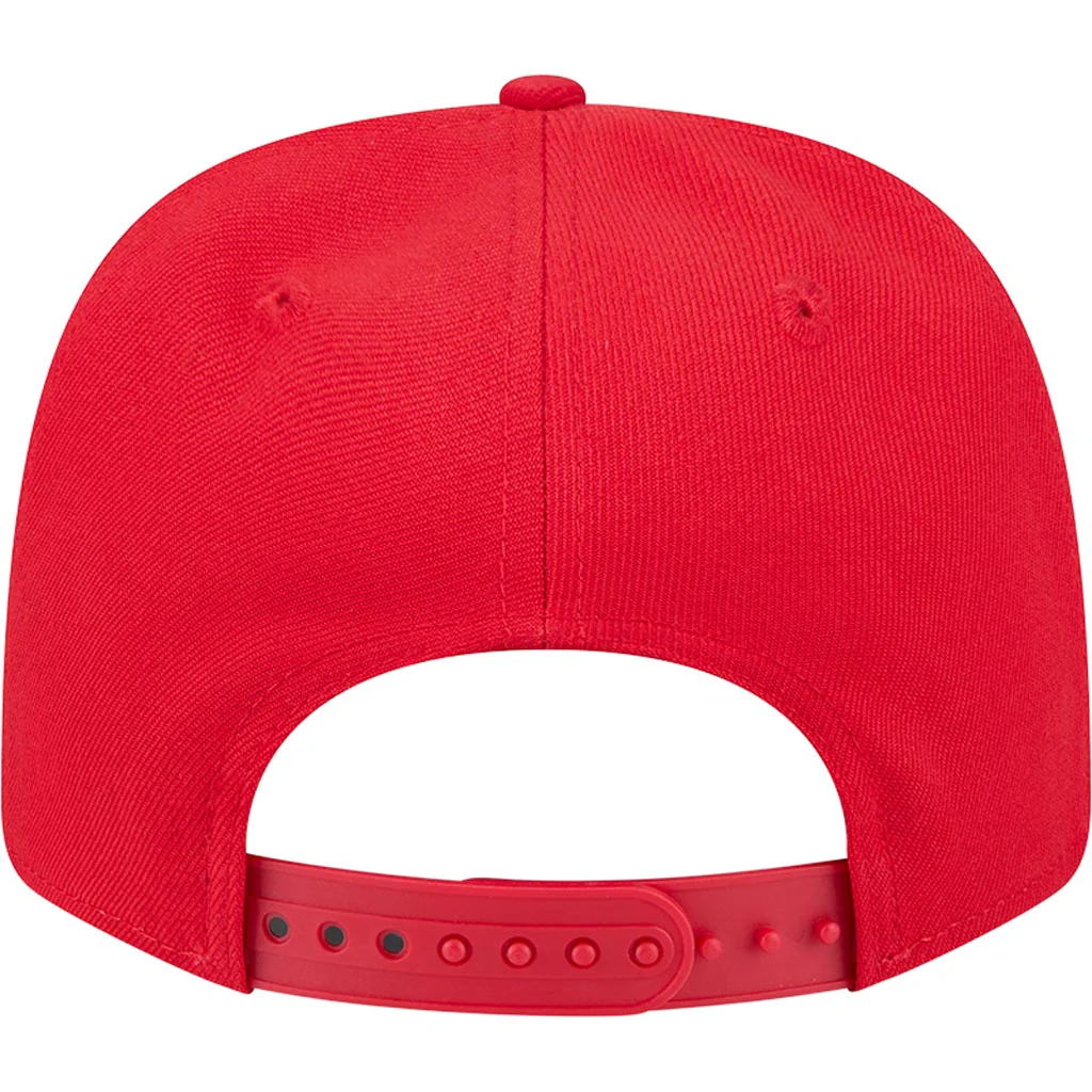 NFL Kansas City Chiefs New Era Stated 9SEVENTY Stretch-Snapback Hat - Red - Image 4