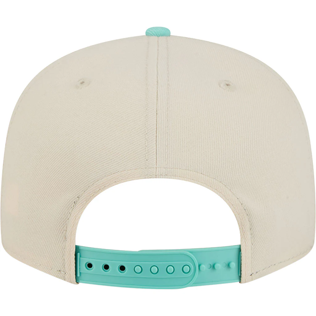 NFL Kansas City Chiefs New Era Two-Tone Aqua 9FIFTY Snapback Hat - Light cream - Image 6
