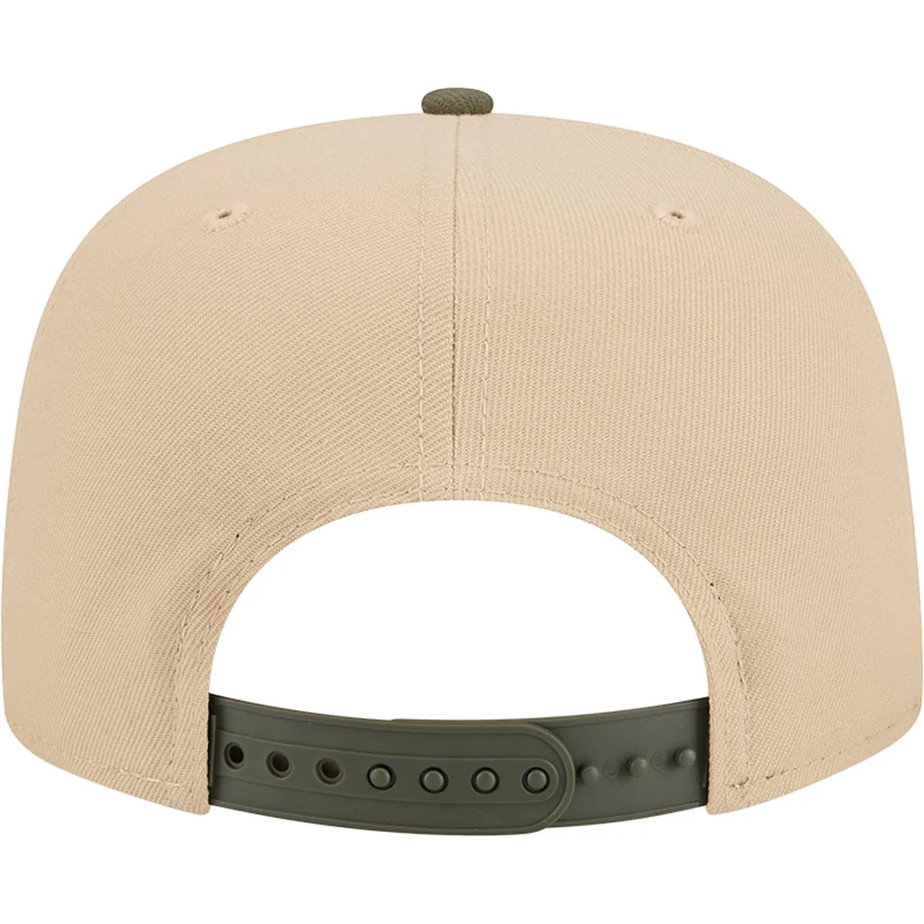 NFL Kansas City Chiefs New Era Two-Tone Drift Wood 9FIFTY A-Frame Snapback Hat - Tan - Image 4