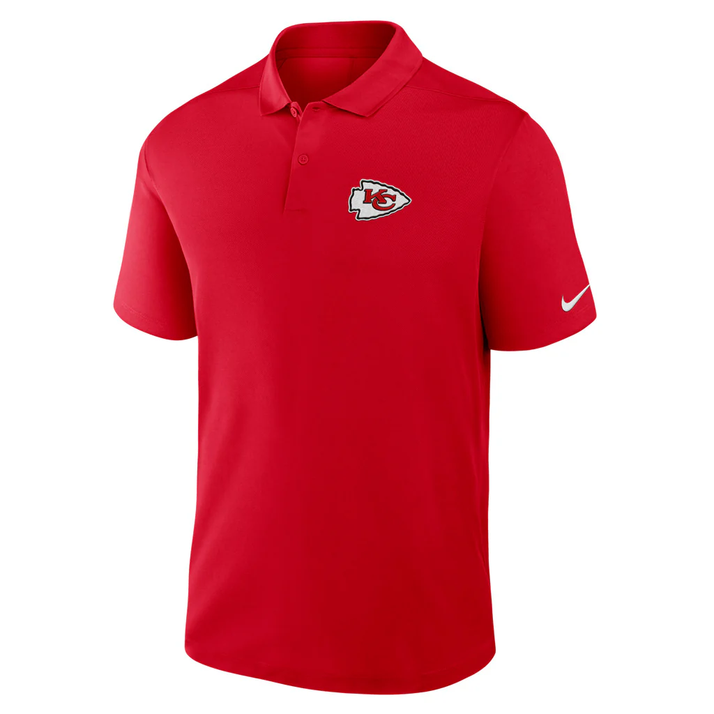 NFL Kansas City Chiefs Nike 2025 Victory Polo - Red - Image 2