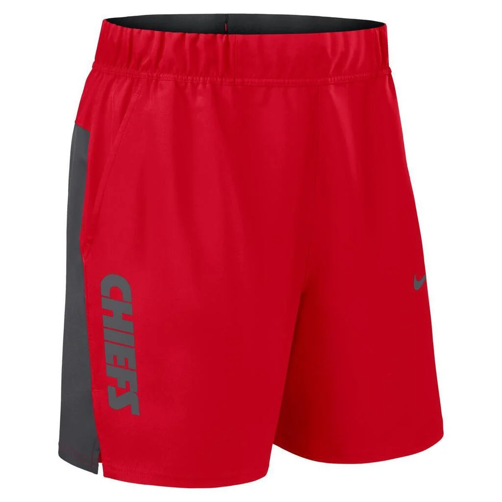 NFL Kansas City Chiefs Nike 2025 Victory Woven Short - Red - Image 2
