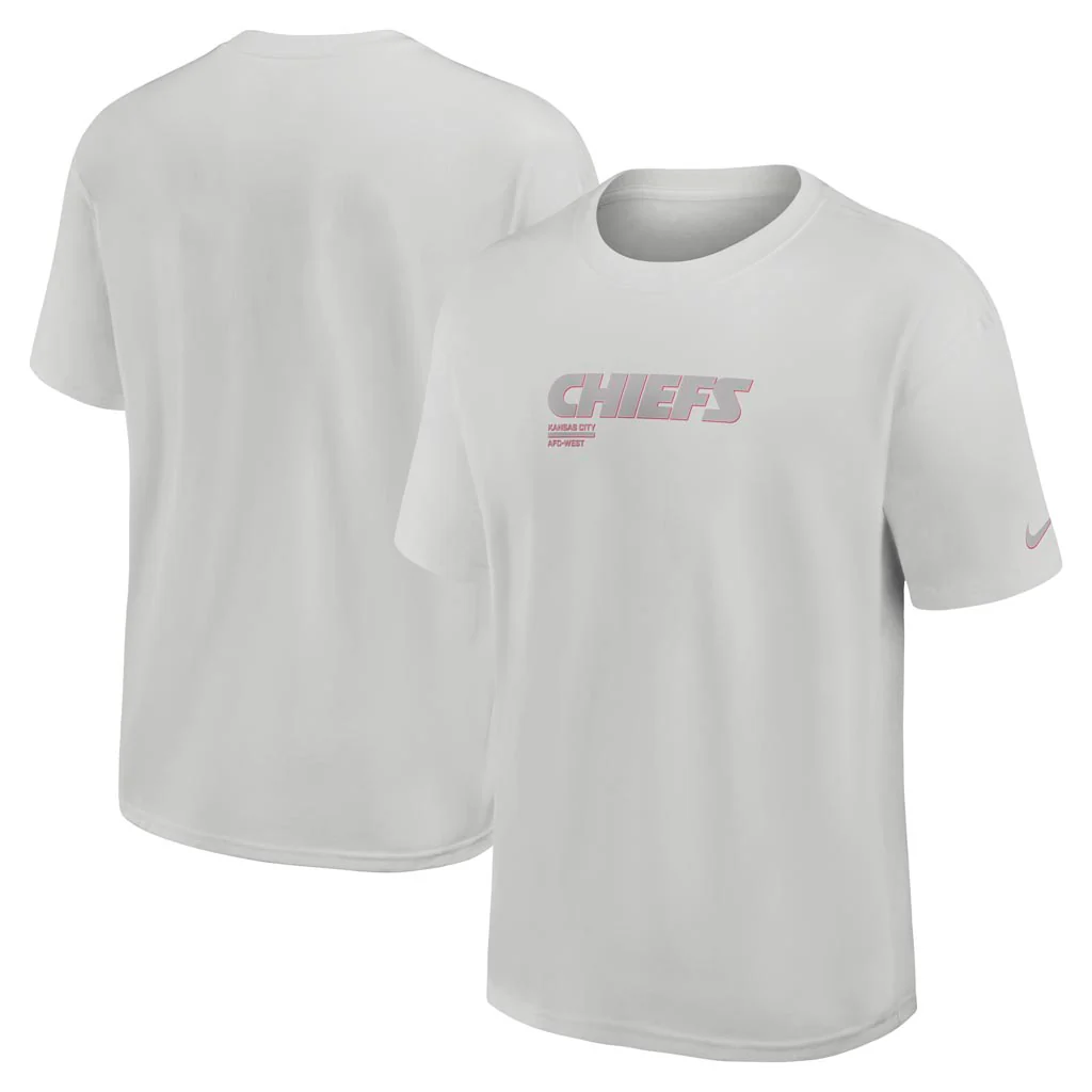 NFL Kansas City Chiefs Nike Heavy Max90 T-Shirt - Gray