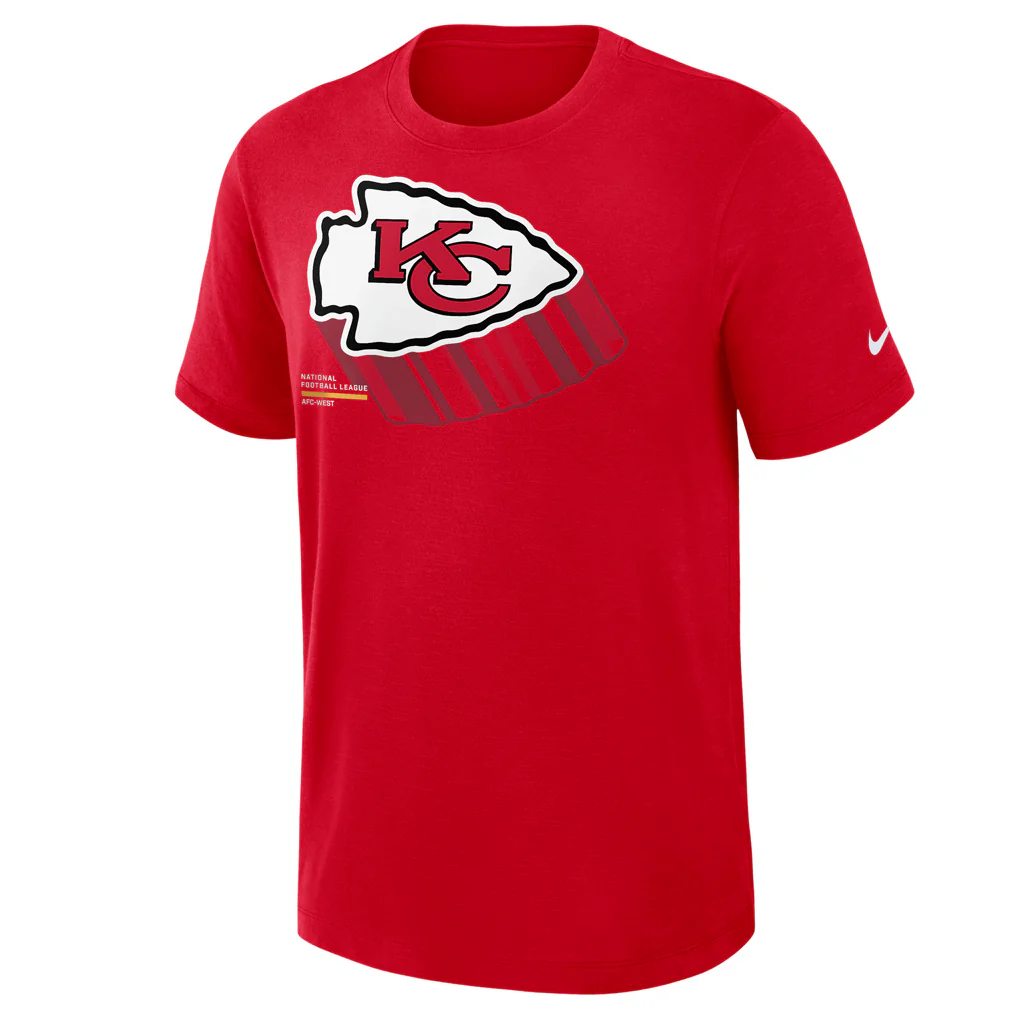 NFL Kansas City Chiefs Nike Slub T-Shirt - Red - Image 2