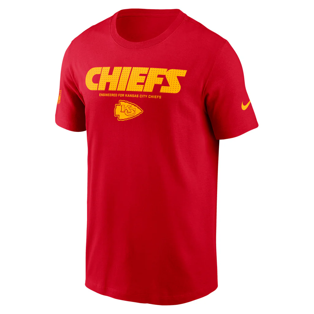 NFL Kansas City Chiefs Nike Team Issue T-Shirt - Red - Image 2