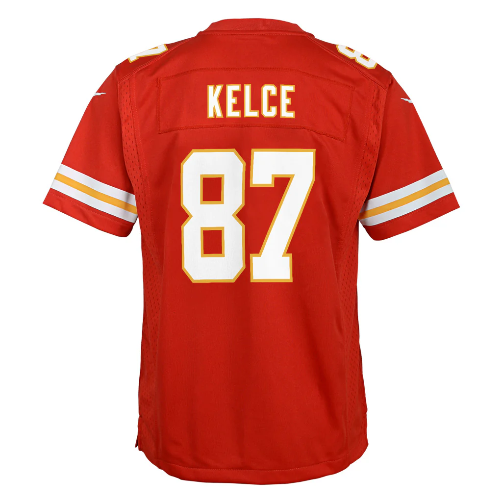 NFL Kansas City Chiefs Travis Kelce Youth Home Game Jersey - Image 3
