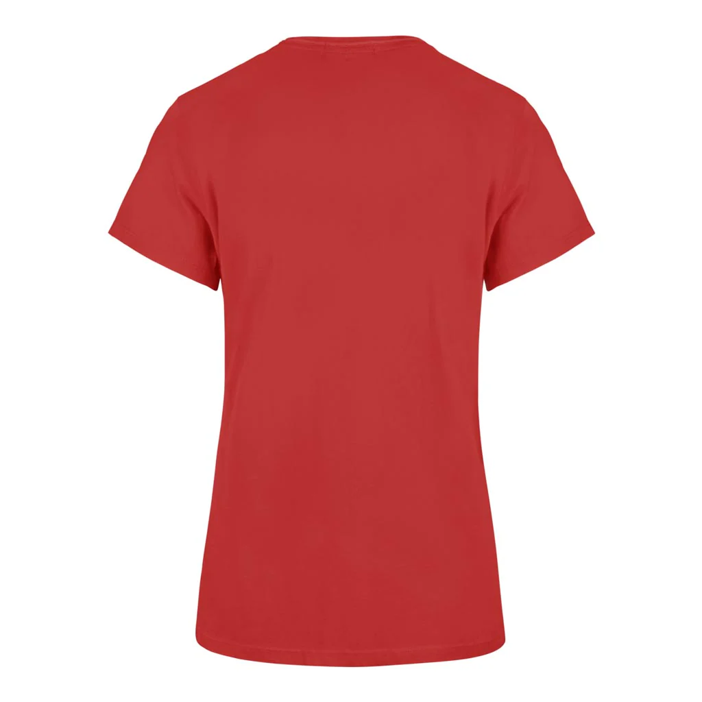 NFL Kansas City Chiefs Women's '47 Tail Sweep Frankie T-Shirt - Red - Image 3